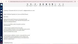 Annexure Email reply for refund from representative.jpeg